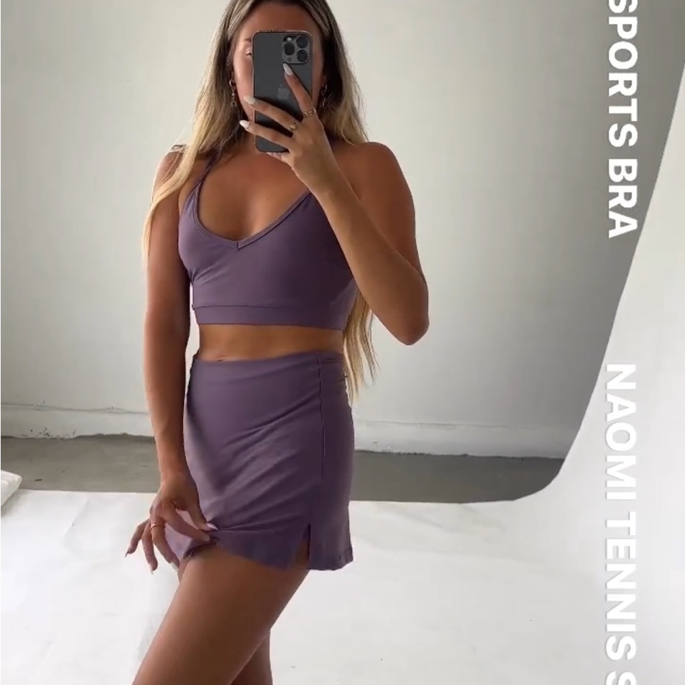 Skatie Purple Mini Tennis Skirt - Picture 8 of 15